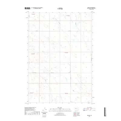 2017 Map of Reed Dam, 2017 Print