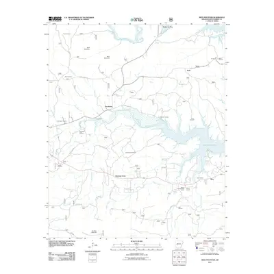 2011 Map of Reed Mountain, 2011 Print