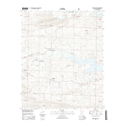 2014 Map of Reed Mountain, 2014 Print