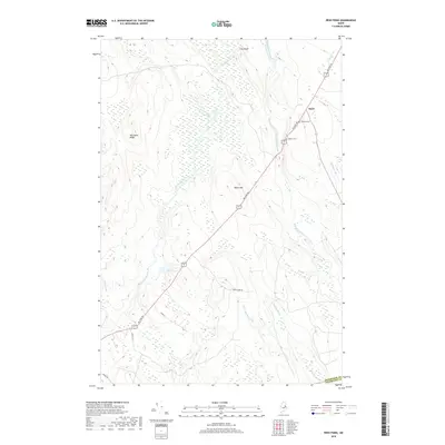 2018 Map of Reed Pond, 2018 Print