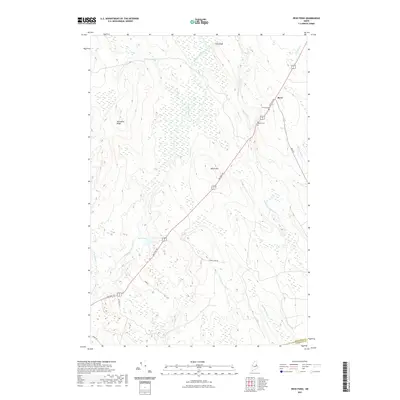 2021 Map of Reed Pond, 2021 Print