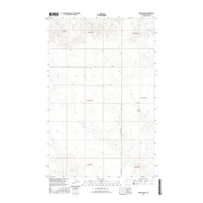 2017 Map of Reed Springs, 2017 Print