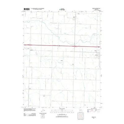 2011 Map of Reeds, 2011 Print