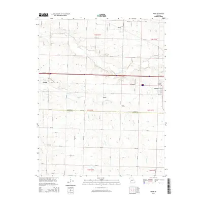 2015 Map of Reeds, 2015 Print