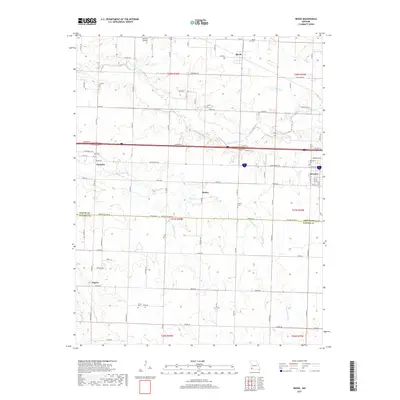 2017 Map of Reeds, 2017 Print