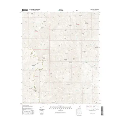 2013 Map of Reeds Peak, 2013 Print