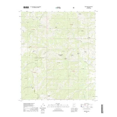 2020 Map of Reeds Peak, 2020 Print
