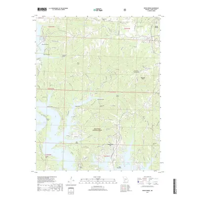 2017 Map of Reeds Spring, 2017 Print