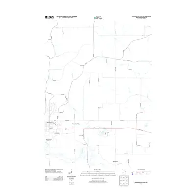 2013 Map of Reedsburg East, 2013 Print