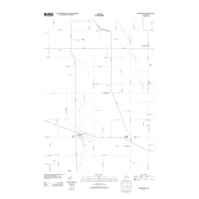 2013 Map of Reedsville, 2013 Print