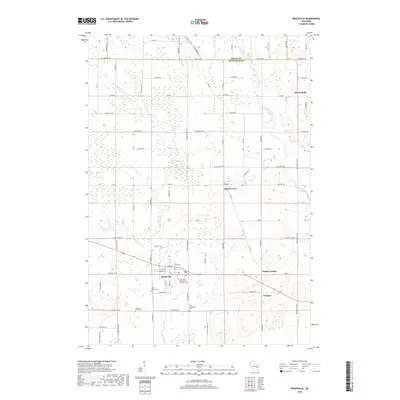 2018 Map of Reedsville, 2018 Print