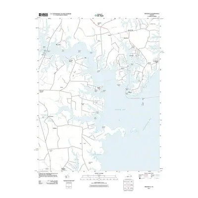 2011 Map of Reedville, 2011 Print