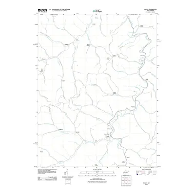 2011 Map of Reedy, 2011 Print