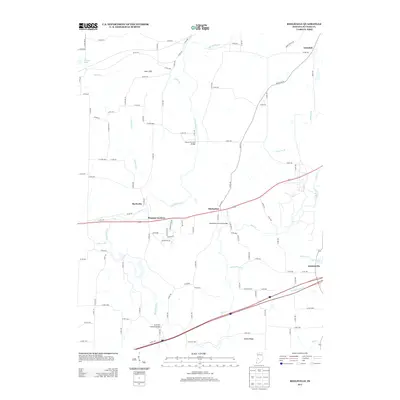 2013 Map of Reelsville, 2013 Print