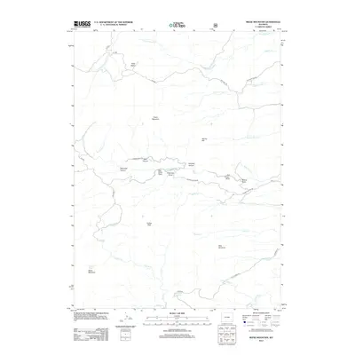 2012 Map of Reese Mountain, 2012 Print