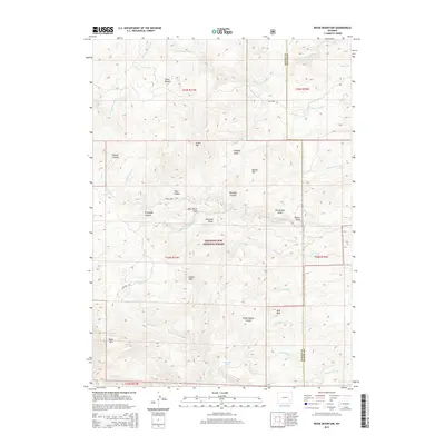 2015 Map of Reese Mountain, 2015 Print