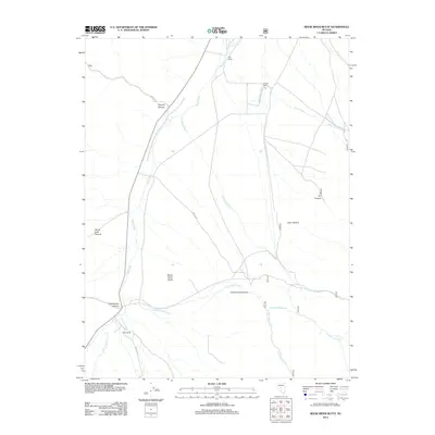 2012 Map of Reese River Butte, 2012 Print