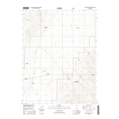 2015 Map of Reese River Butte, 2015 Print