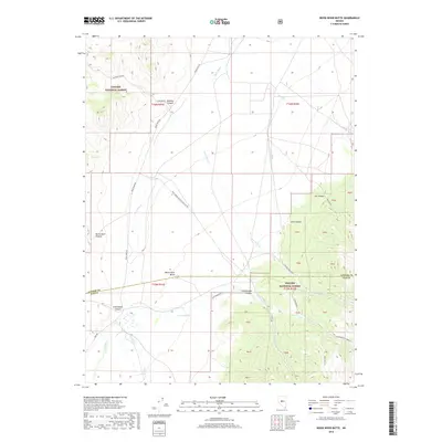 2018 Map of Reese River Butte, 2018 Print