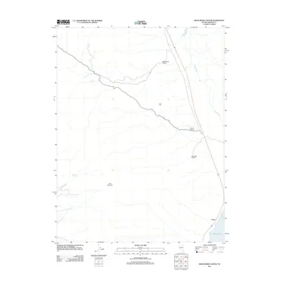 2011 Map of Reese River Canyon, 2011 Print