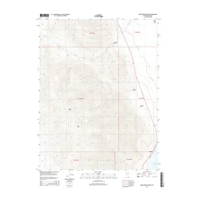 2014 Map of Reese River Canyon, 2014 Print
