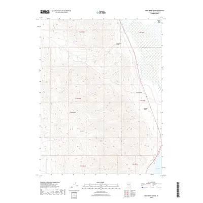 2018 Map of Reese River Canyon, 2018 Print