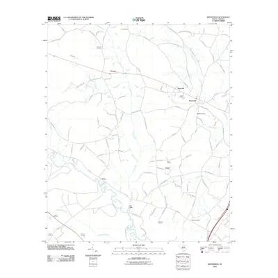 2011 Map of Reevesville, 2011 Print