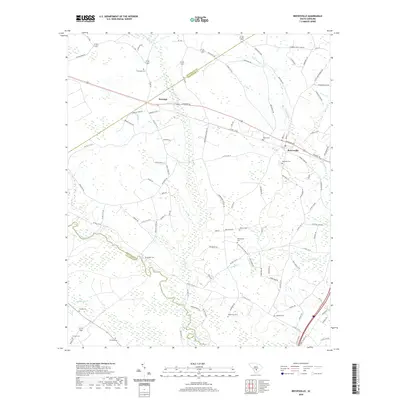 2020 Map of Reevesville, 2020 Print