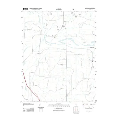 2012 Map of Reevesville, 2012 Print