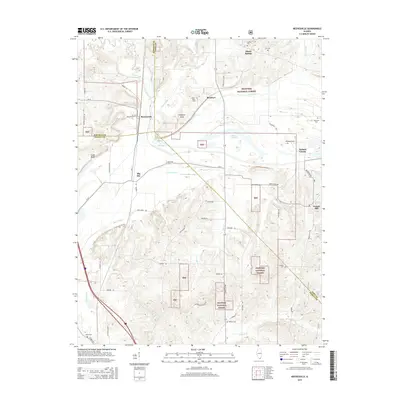 2015 Map of Reevesville, 2015 Print