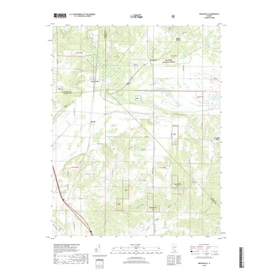 2018 Map of Reevesville, 2018 Print