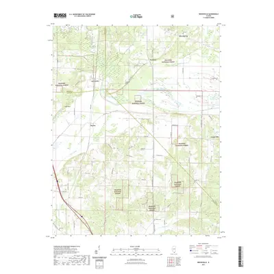 2021 Map of Reevesville, 2021 Print