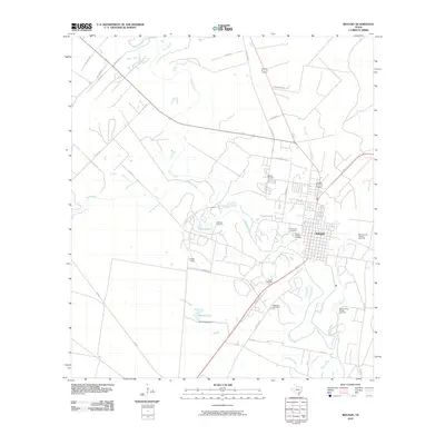 2010 Map of Refugio, 2010 Print