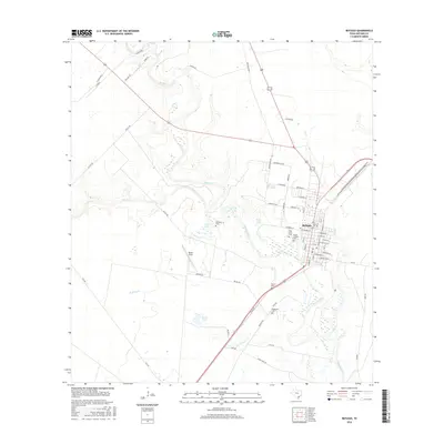 2016 Map of Refugio, 2016 Print