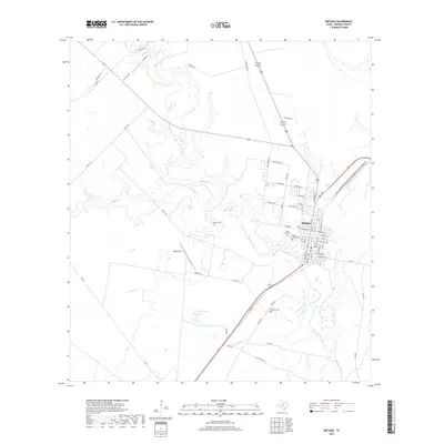 2019 Map of Refugio, 2019 Print