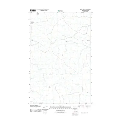 2011 Map of Regal Coulee, 2011 Print