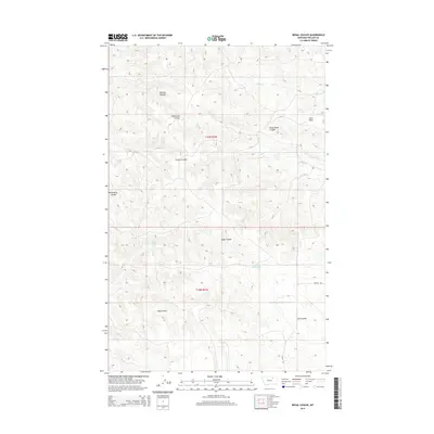 2014 Map of Regal Coulee, 2014 Print