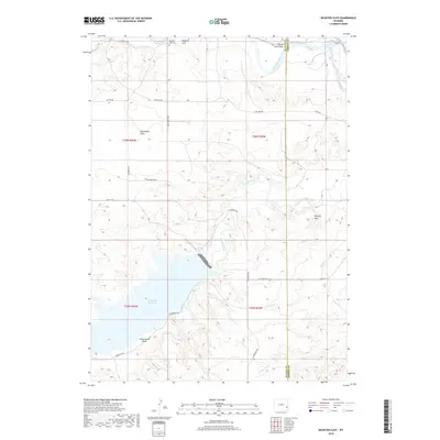 2018 Map of Register Cliff, 2018 Print