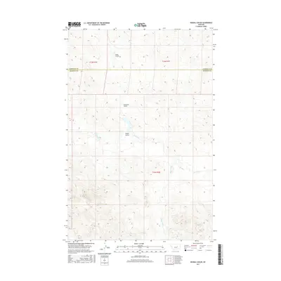 2017 Map of Regnal Coulee, 2017 Print