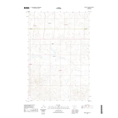 2020 Map of Regnal Coulee, 2020 Print