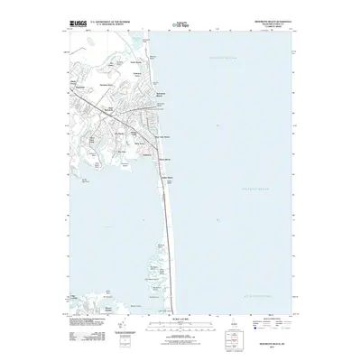 2011 Map of Rehoboth Beach, 2011 Print