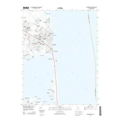 2014 Map of Rehoboth Beach, 2014 Print