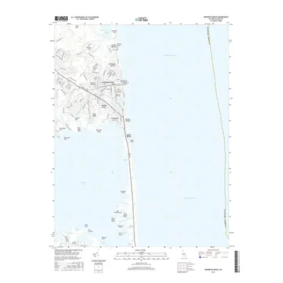 2016 Map of Rehoboth Beach, 2016 Print