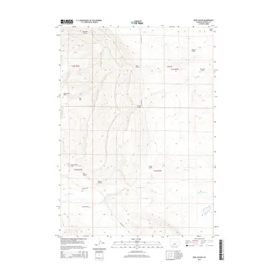 2015 Map of Reid Canyon, 2015 Print