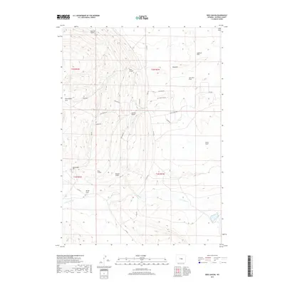 2017 Map of Reid Canyon, 2017 Print