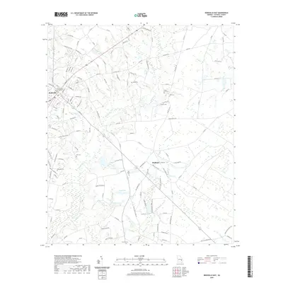 2020 Map of Reidsville East, 2020 Print
