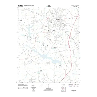 2010 Map of Reidsville, 2010 Print