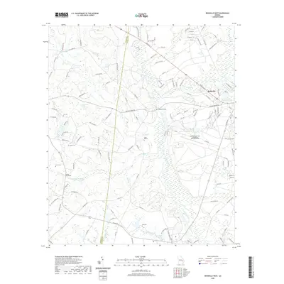 2020 Map of Reidsville West, 2020 Print