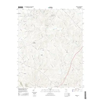 2017 Map of Reidville, 2017 Print