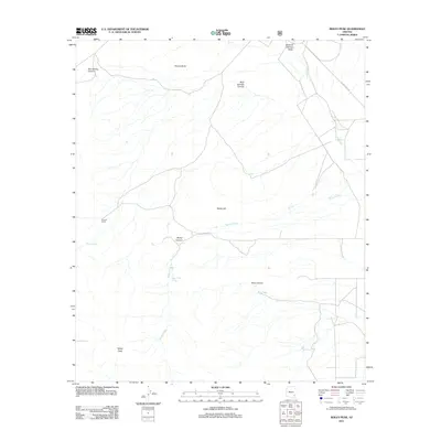 2011 Map of Reiley Peak, 2011 Print